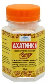 АХАТИНКА білково-кальцієва підгодовка для сухопутних равликів 100гр 491012