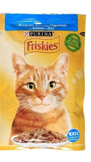 Friskies.З лососем.