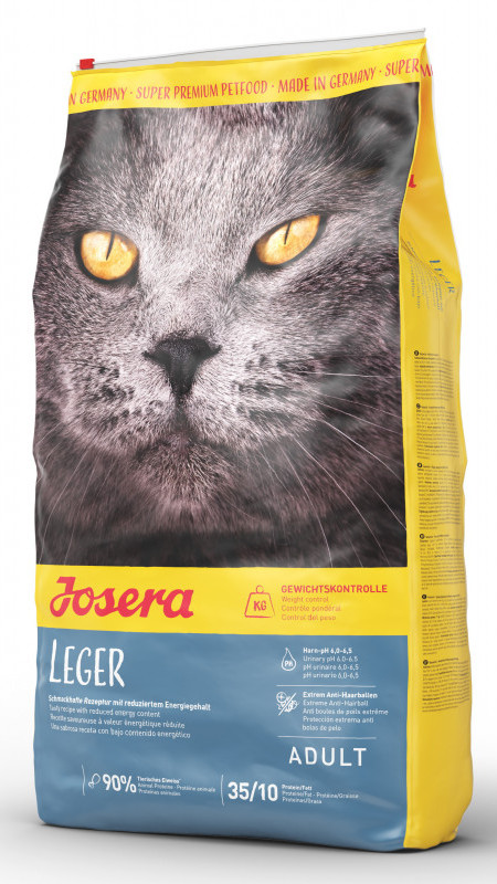Josera Leger (10), сухий ком для малоактивних та стерилізованих котів.