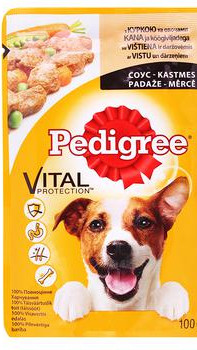 Pedigree з куркою та овочами у соусі100 г