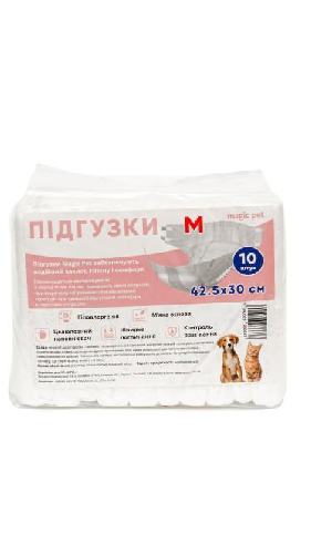 Підгузки для собак (сук) М (42.5/30) 1шт