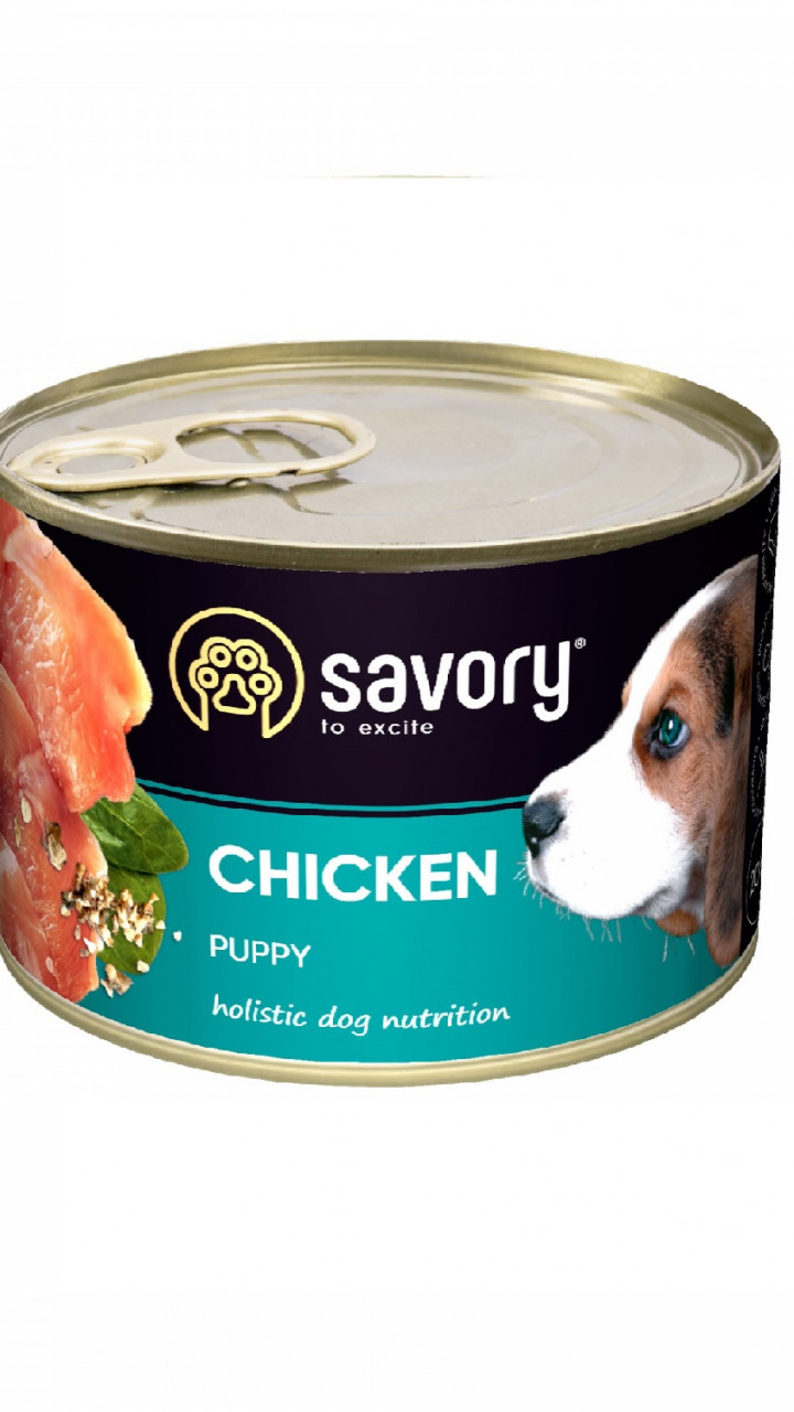 Savory Dog All breeds Puppy курка 200 гр