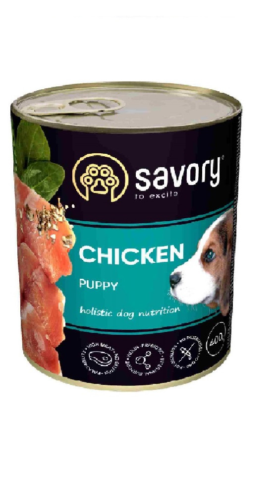 Savory Dog All breeds Puppy курка 400 гр