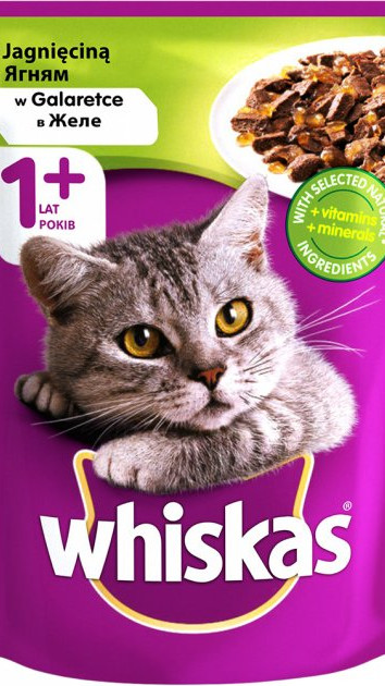 Whiskas з ягням у желе 85 г