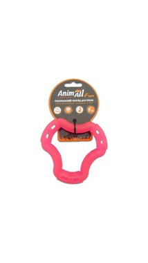 Іграшка Фан Кільце 6 сторін 12 см, кораловий. Анімалл  88203
