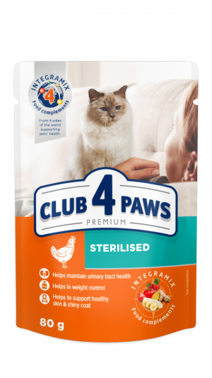 CAP Premium вологий корм для стерилізованих котів  0,08 кг