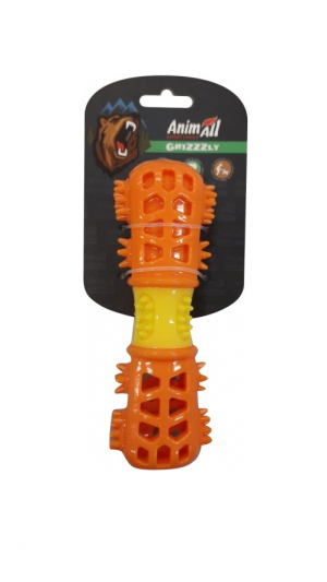 Іграшка мультифункціональна кістка, помаранчево-жовтий (18,7*4,2см) 0129