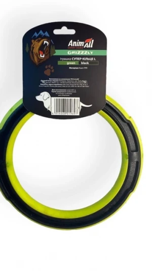 Іграшка супер-кільце L, зелено-чорний.