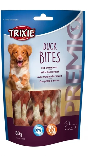 Ласощі для собак "PREMIO Duck Bites" качка 80гр
