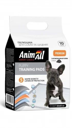 Пелюшки Анімалл 60*60 см з активованим вугіллям/ (10 штук) 1 шт