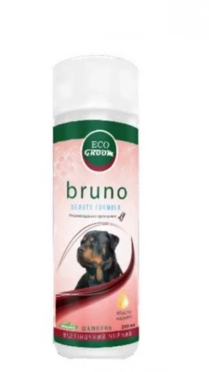 Шампунь BRUNO аргона чорний  концентрат 1:5, Британія 250мл
