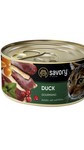 Savory Adult Cat Can Adult для вередливих котів утка 200 гр